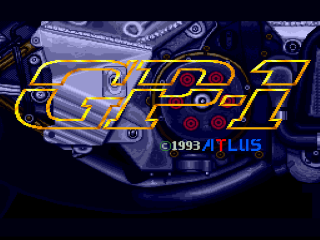 GP-1 title screen for Super Nintendo